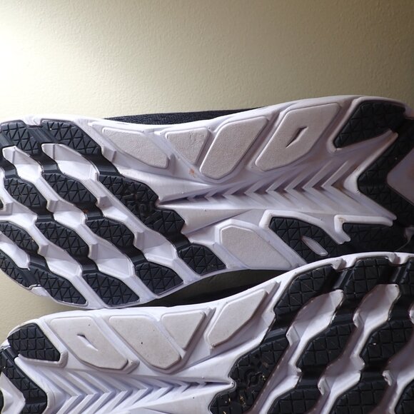 Hoka Clifton 8 Black White Shoes Women's Size 10 D Wide - Picture 12 of 15